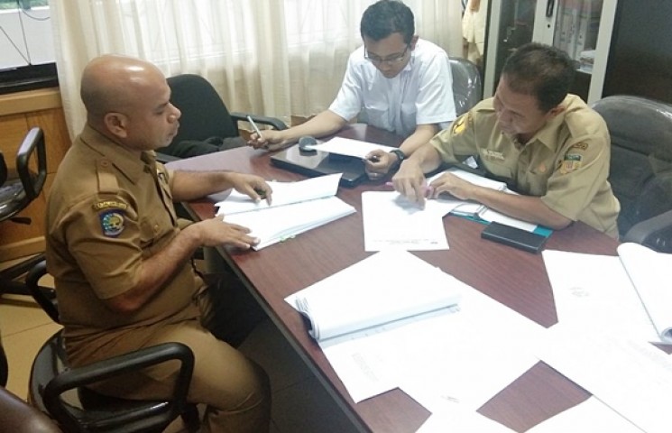 Rapat Kaji Ulang bersama Pokja dgn PPK serta Tim Teknis Dinas PU &PR Bidang Pengairan